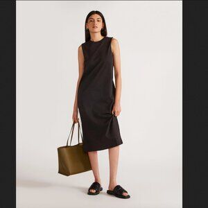 Everlane long weekend tank dress in black